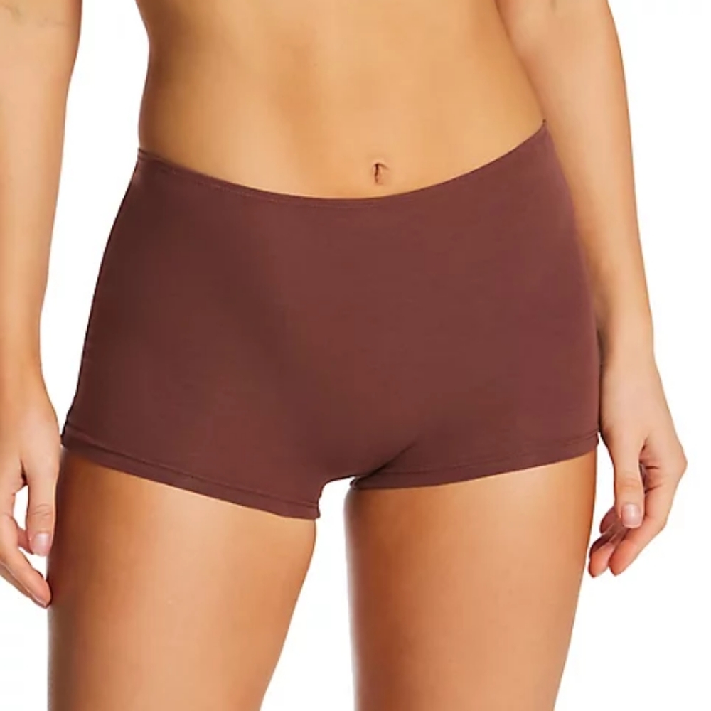  SKIN Pima Cotton Blend Gayle Boyshorts - these stretch-